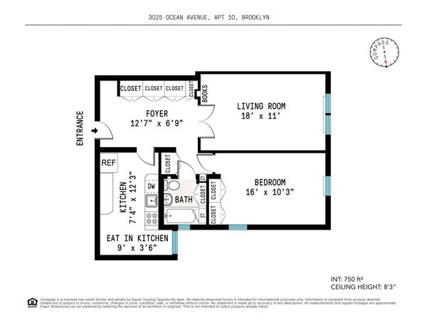 3025 Ocean Avenue, Unit 1O, Brooklyn, NY 11235