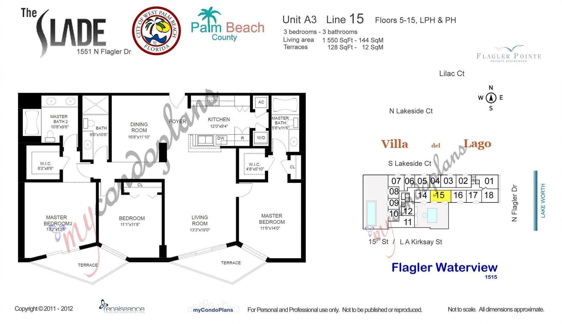 1551 N Flagler Drive, Unit 1415, West Palm Beach, FL 33401 Photo