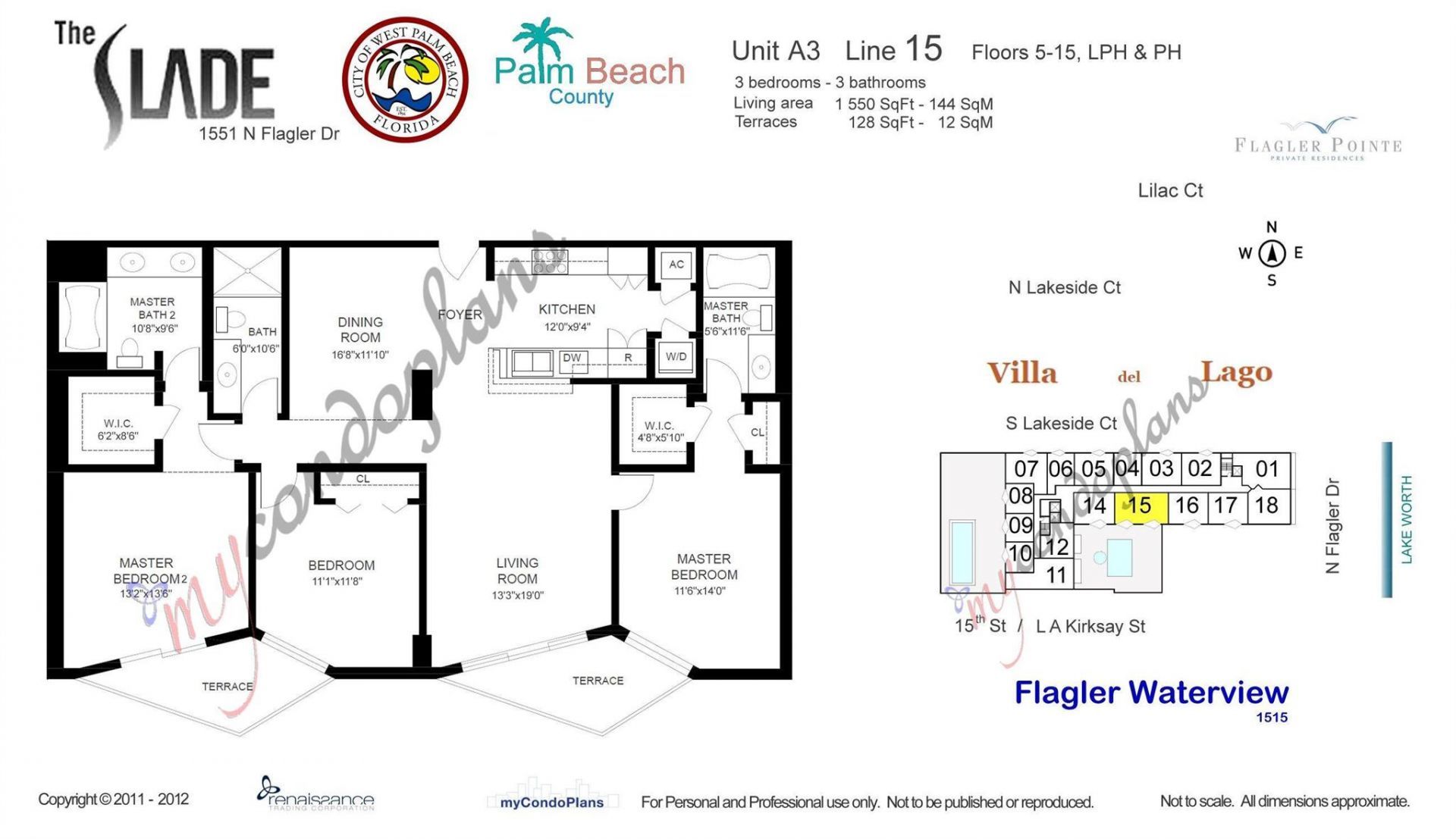 1551 N Flagler Drive, Unit 1415, West Palm Beach, FL 33401 Photo