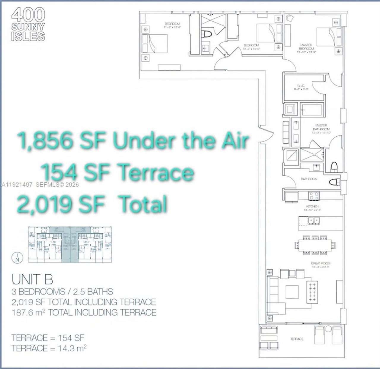 400 Sunny Isles Blvd, Unit 1519, Sunny Isles Beach, FL 33160 Photo