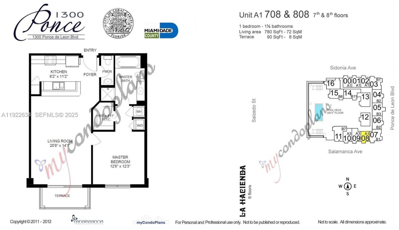 1300 Ponce De Leon Blvd, Unit 808, Coral Gables, FL 33134 Photo