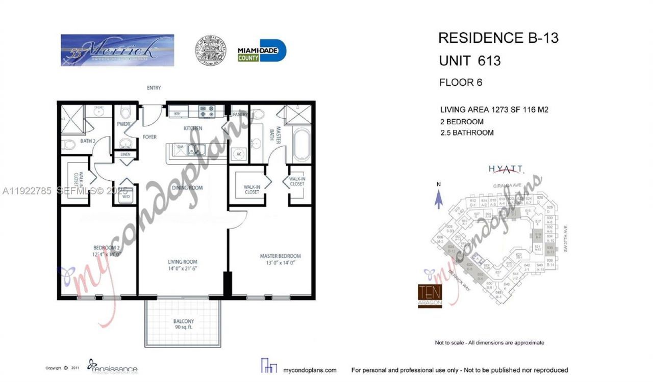 55 Merrick Way, Unit 613, Coral Gables, FL 33134 Photo