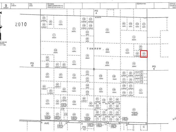 0 Vac/Vic Ave B8/220 Ste, Hi Vista, CA 93535