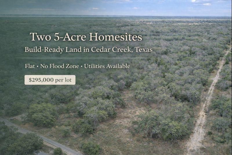 264 Mesquite Dr, Lot #B, Cedar Creek, TX 78612 Main Photo