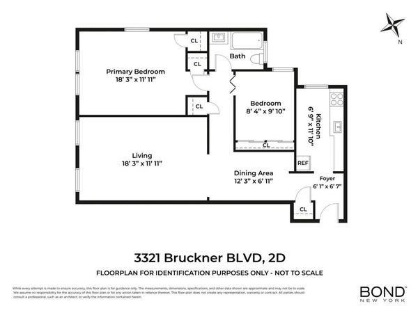3321 Bruckner Boulevard, Unit 2D, Bronx, NY 10461