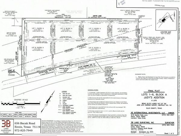 1835 N US 77 Highway , Italy, TX 76651