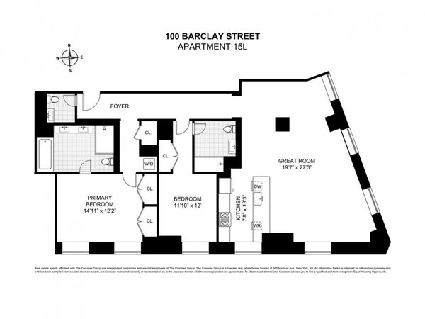 100 BARCLAY Street, Unit 15L, Manhattan, NY 10007