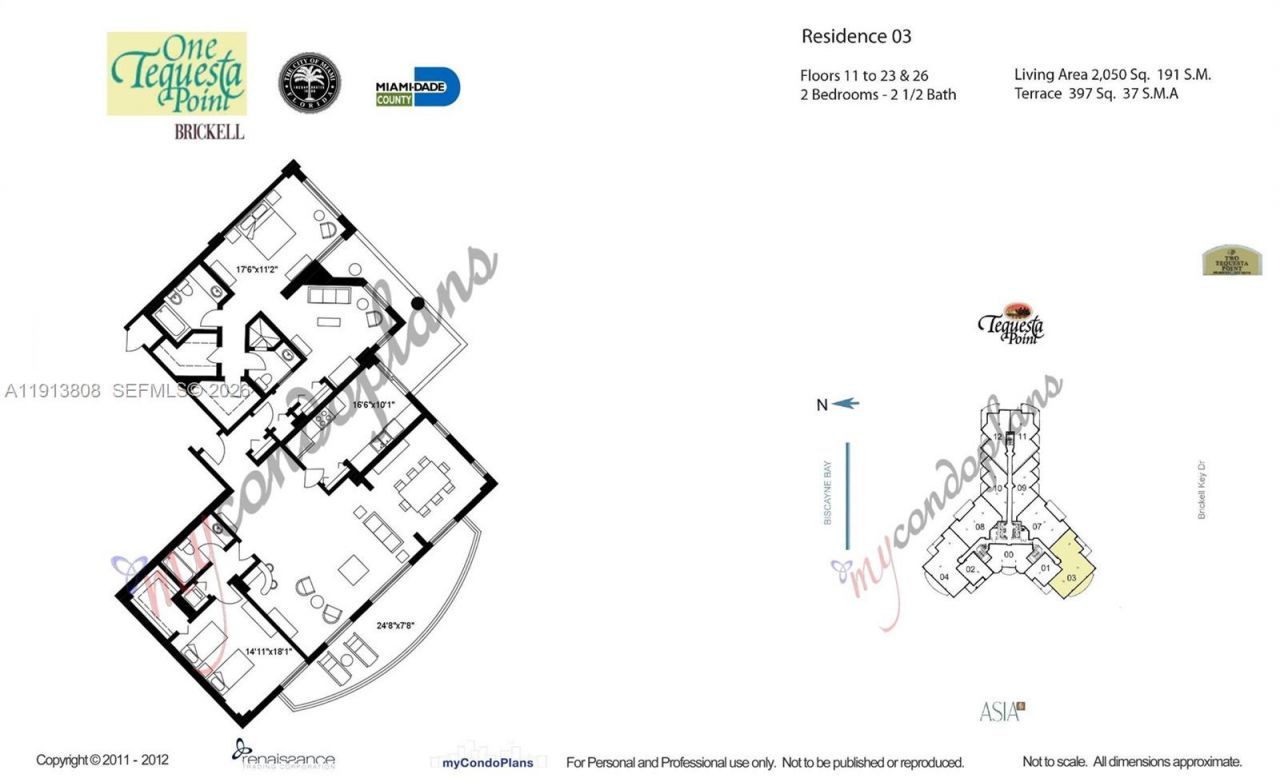 888 Brickell Key Dr, Unit 1903, Miami, FL 33131 Photo