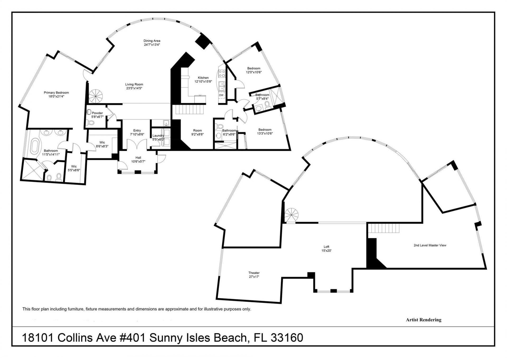 18101 Collins Avenue, Unit 401, Sunny Isles Beach, FL 33160 Photo