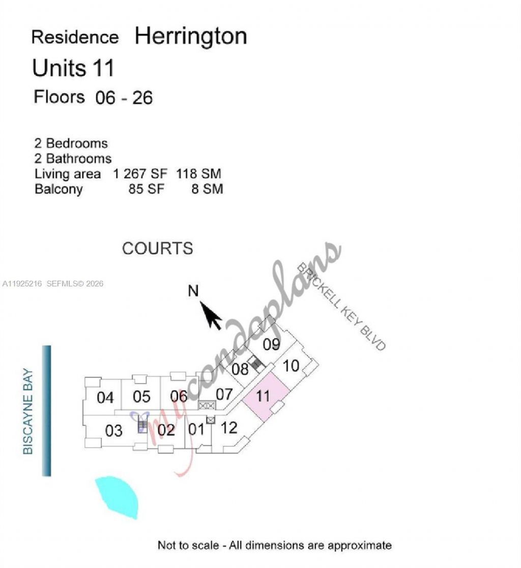 701 Brickell Key Blvd, Unit 1911, Miami, FL 33131 Photo