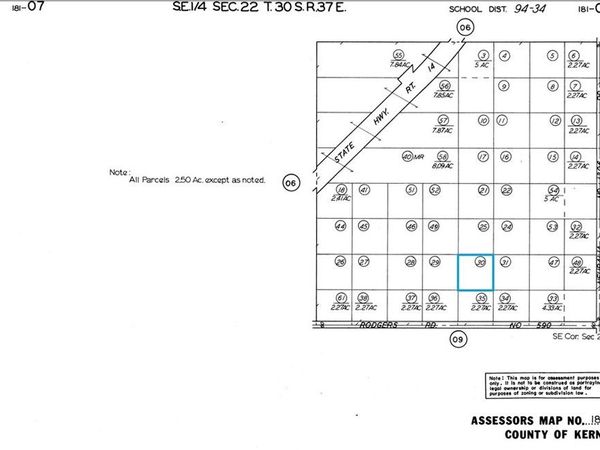 7996 (off) Rogers Road, California City, CA 93519