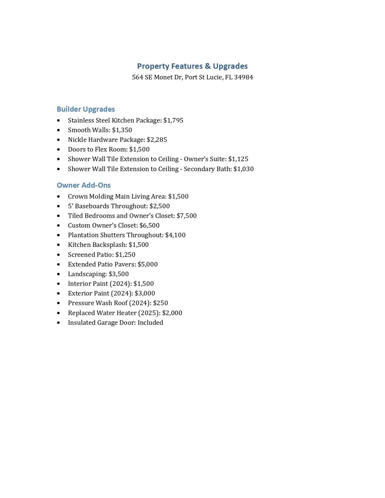 564 SE Monet Drive, Port Saint Lucie, FL 34984 Photo