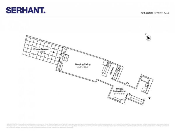 99 JOHN Street , Unit 523, Manhattan, NY 10038