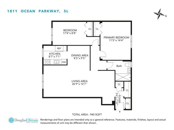 1811 OCEAN Parkway, Unit 5L, Brooklyn, NY 11223