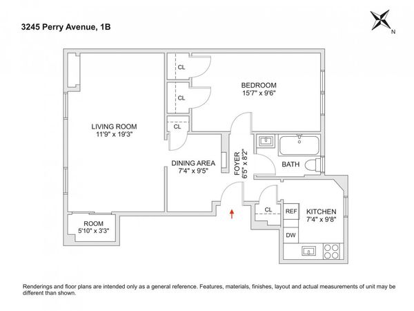 3245 PERRY Avenue, Unit 1B, Bronx, NY 10467