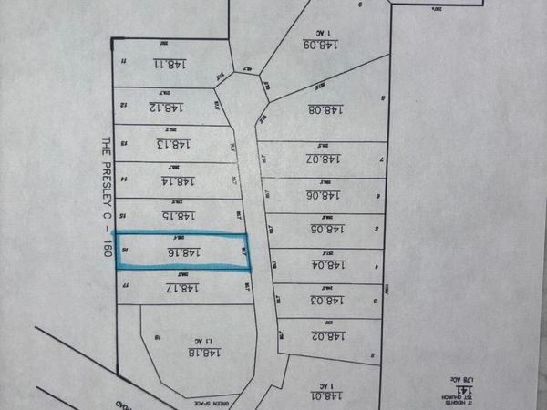 Lot 16 Whitley Ln., Tupelo, MS 38804