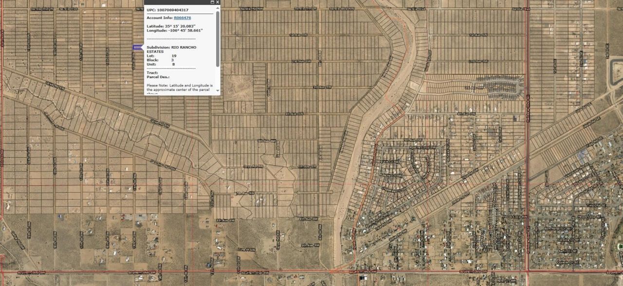 15th (u8 B3 L19) Street Nw, Lot #8, Rio Rancho, NM 87124 Main Photo
