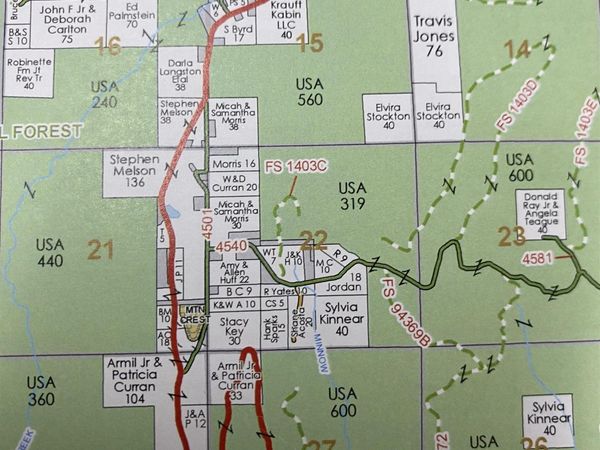 40 Acres +/- Off CR 4540, Ozone, AR 72854