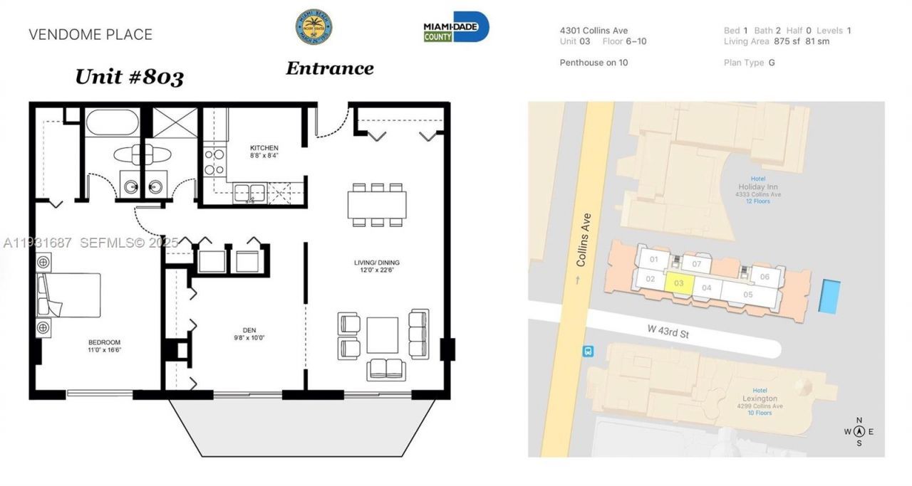 4301 Collins Ave, Unit 803, Miami Beach, FL 33140 Photo