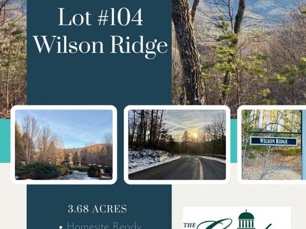 Lot #104 Wilson Ridge, WHITE SULPHUR SPRINGS, WV 24986