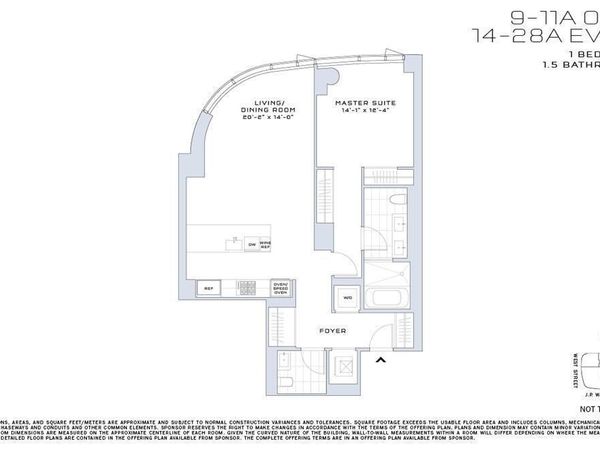 50 WEST Street , Unit 18A, Manhattan, NY 10006