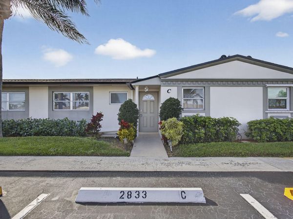 2833 Crosley Drive W, Unit C, West Palm Beach, FL 33415
