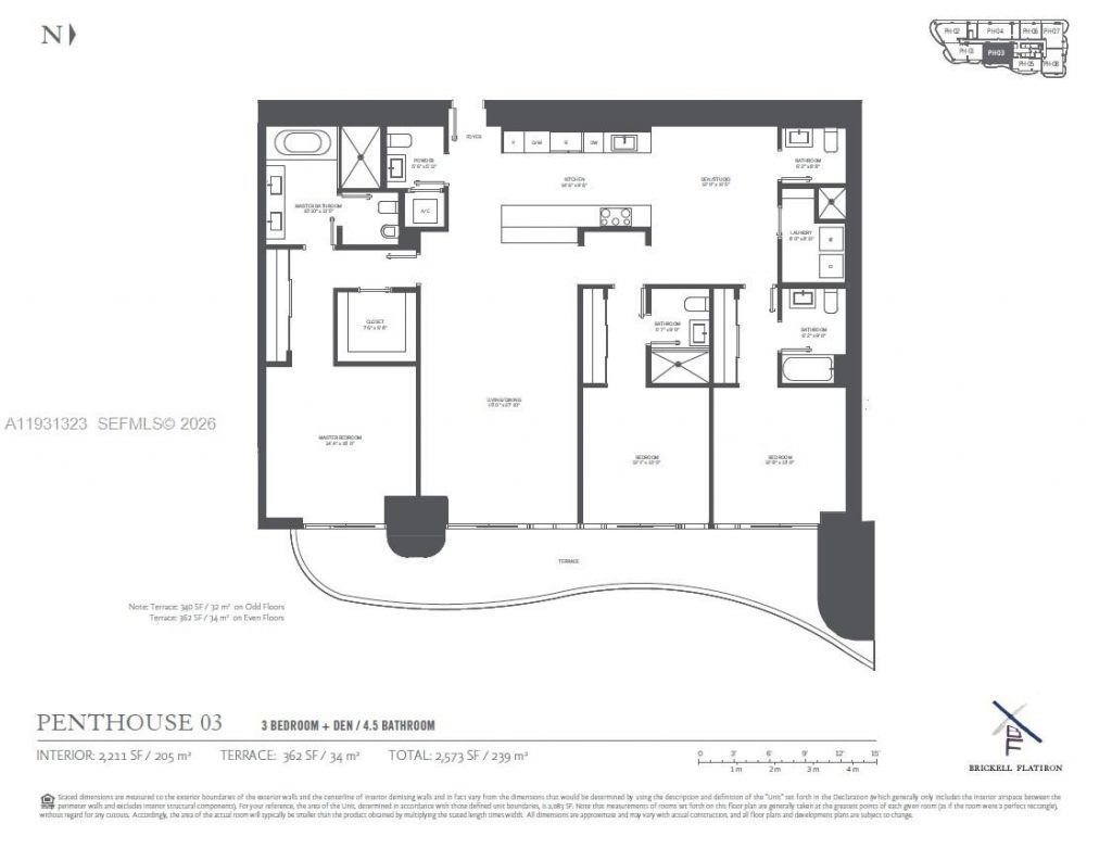 1000 Brickell Plz, Unit PH5203, Miami, FL 33131 Photo