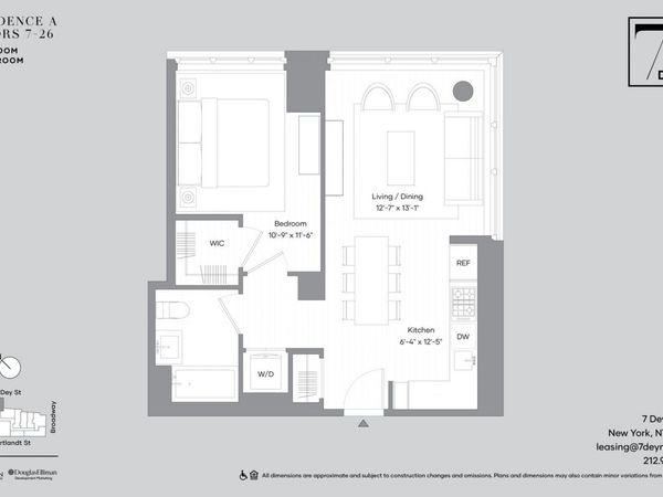 7 DEY Street, Unit 22A, Manhattan, NY 10007