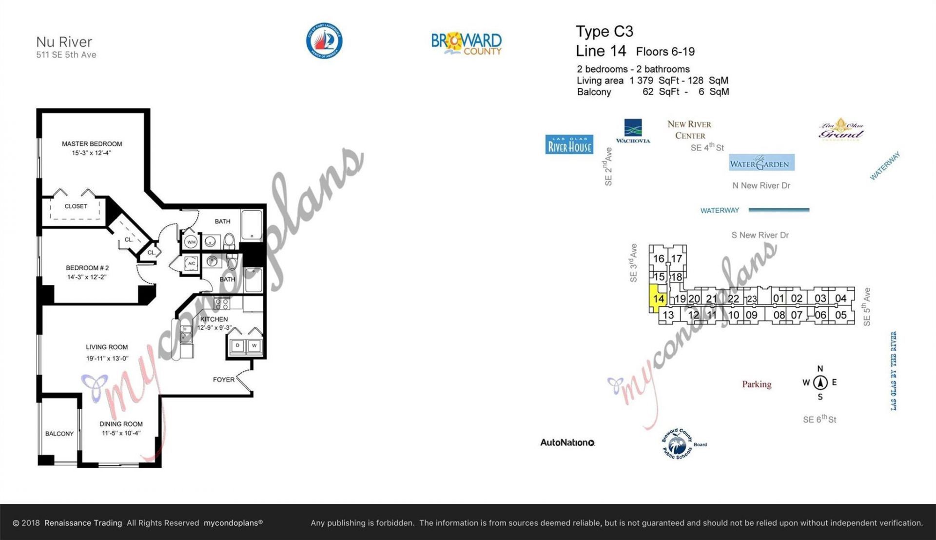 511 SE 5th Avenue, Unit 1414, Fort Lauderdale, FL 33301 Photo