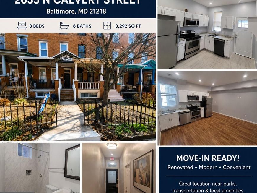 2635 N Calvert Street, Baltimore, MD 21218 Main Photo