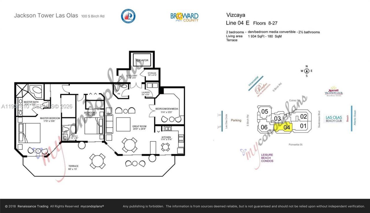 100 S Birch Rd, Unit 1504E, Fort Lauderdale, FL 33316 Photo