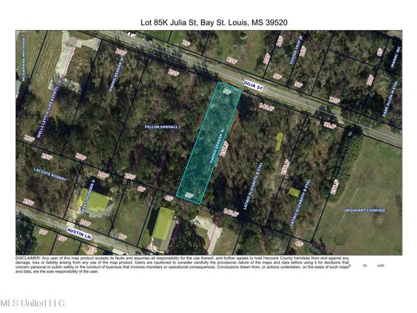 Lot 85d Julia Street, Bay Saint Louis, MS 39520