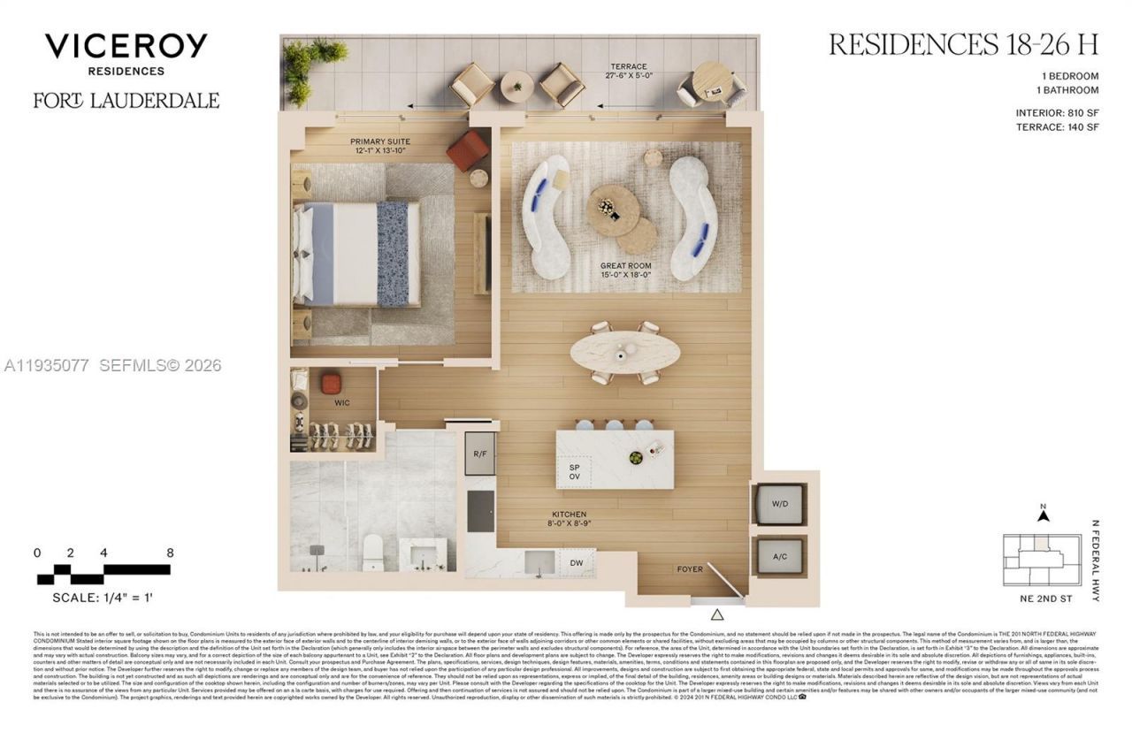 505 NE 2nd Street , Unit 25H, Fort Lauderdale, FL 33301 Photo