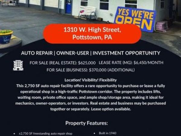 1310 W HIGH STREET, POTTSTOWN, PA 19464