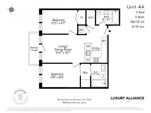 184 HAWTHORNE Street, Unit 4A, Brooklyn, NY 11225