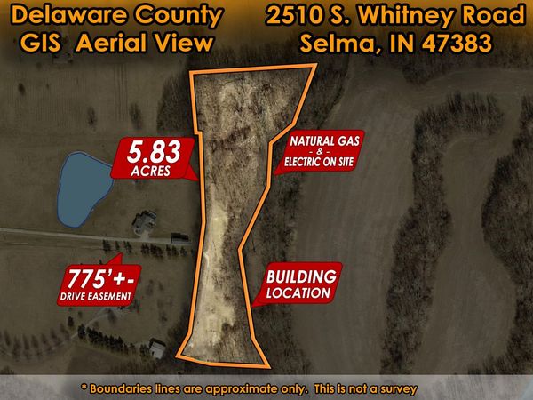 2510 S Whitney Road, Selma, IN 47383