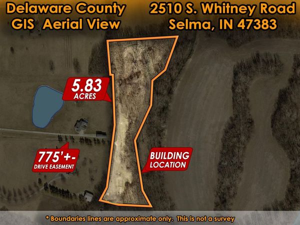 2510 S Whitney Road, Selma, IN 47383