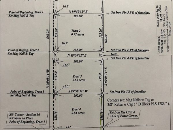 4730 Road , Westville, OK 74965