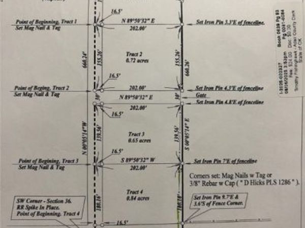 N 4730 Road , Westville, OK 74956