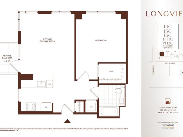 380 4TH Avenue , Unit 14C, Brooklyn, NY 11215