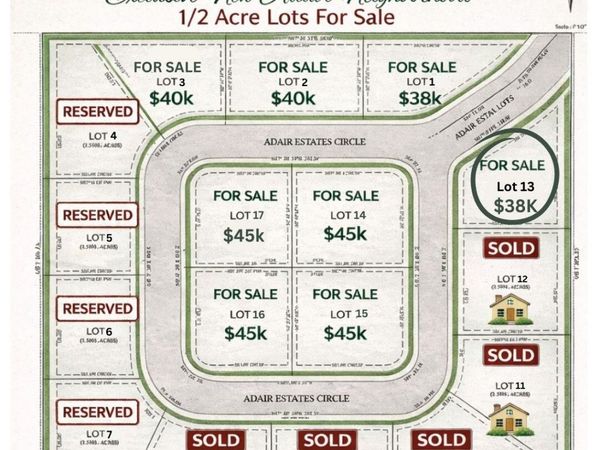 598 SE Adair Estates Circle, Adair, OK 74330