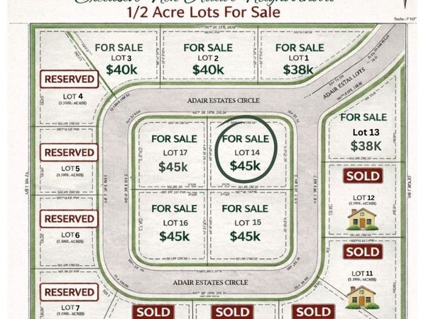 545 SE Adair Estates Circle SE, Adair, OK 74330