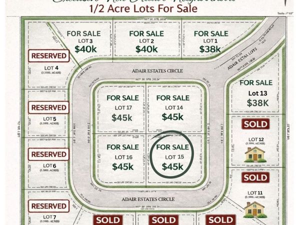 581 SE Adair Estates Circle SE, Adair, OK 74330