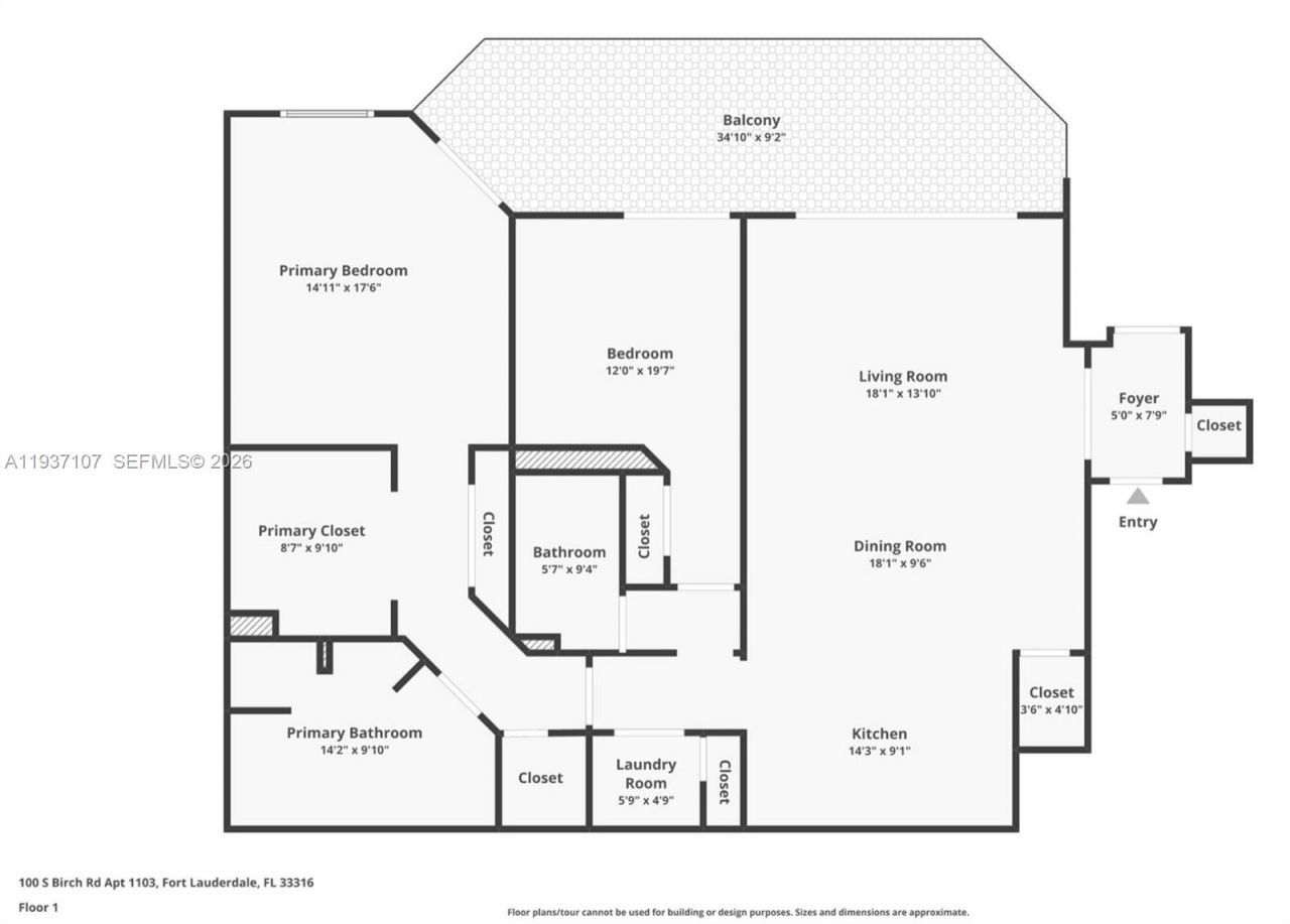 100 S Birch Rd, Unit 1103F, Fort Lauderdale, FL 33316 Photo