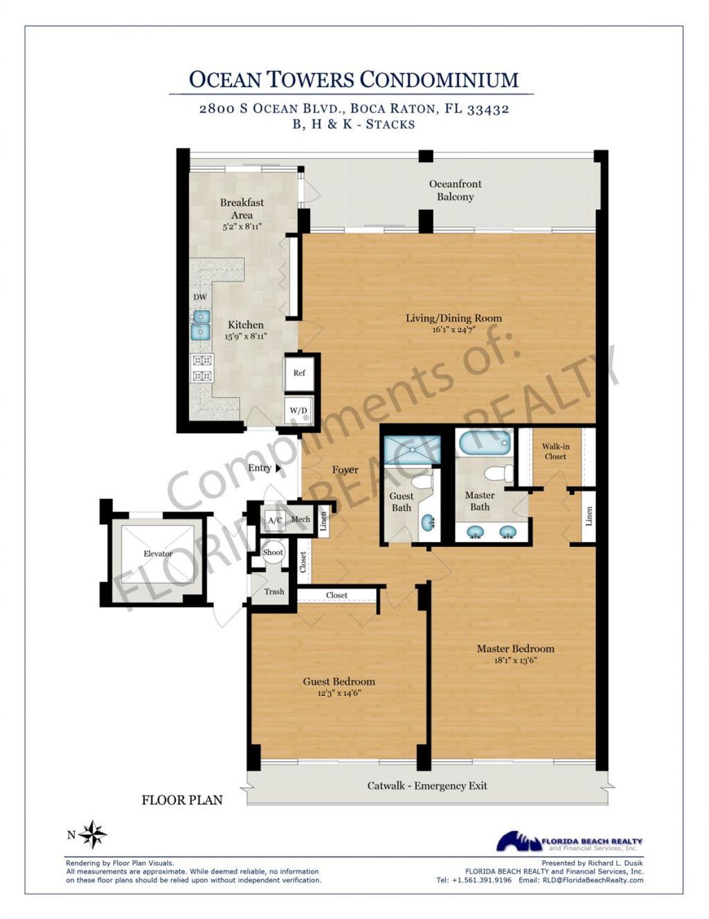 2800 S Ocean Boulevard, Unit 2-K, Boca Raton, FL 33432 Photo