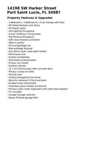 14198 SW Harker Street, Port Saint Lucie, FL 34987 Photo