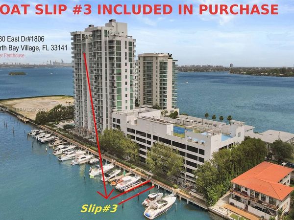 7930 East Dr , Unit 1806, North Bay Village, FL 33141