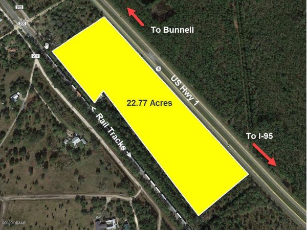 0 US 1  (22.77 AC) Highway, Bunnell, FL 32110