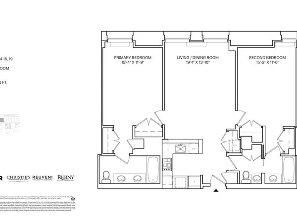 25 BROAD Street, Unit 19J, Manhattan, NY 10004