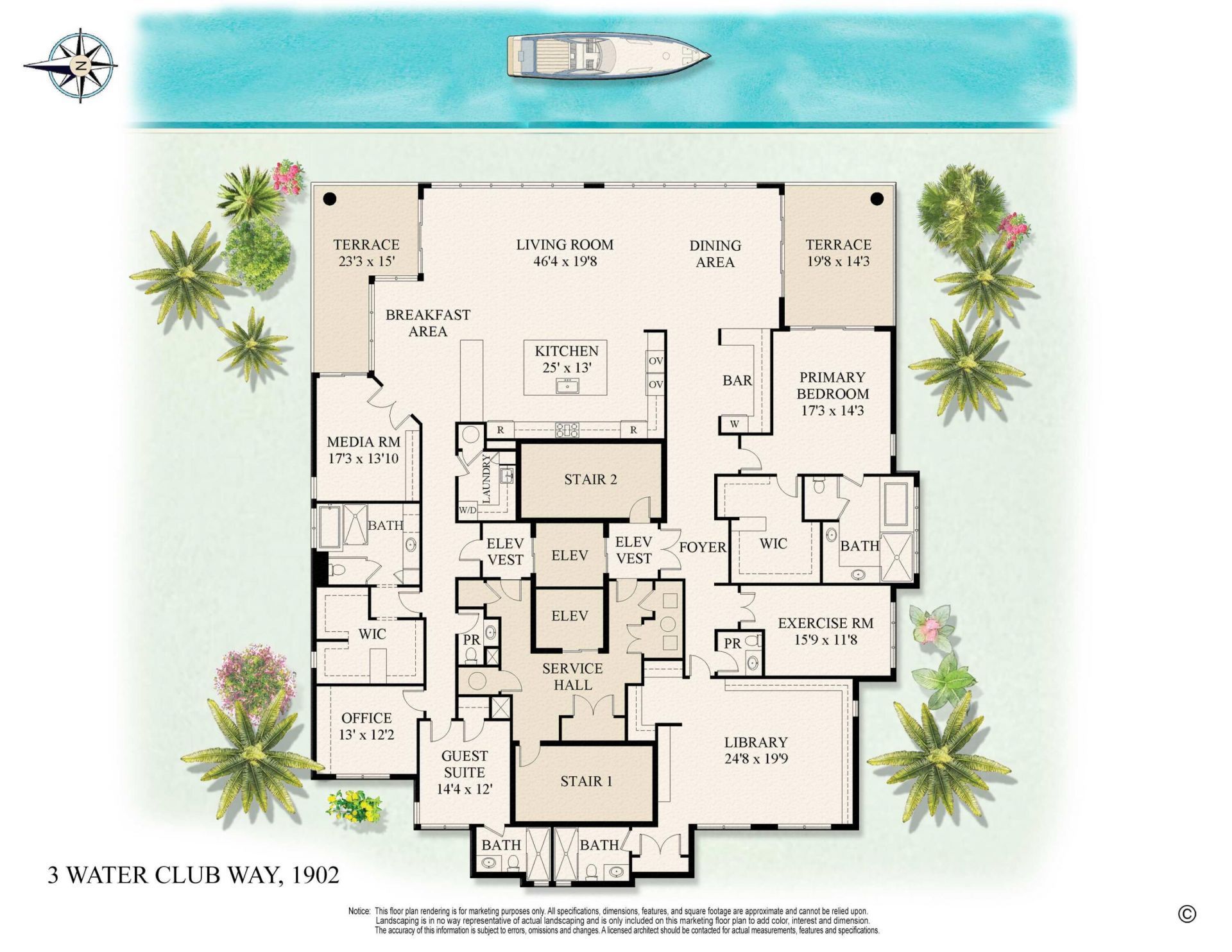 3 Water Club Way, Unit 1902, North Palm Beach, FL 33408 Photo